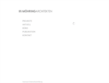 Tablet Screenshot of moehring-architekten.de